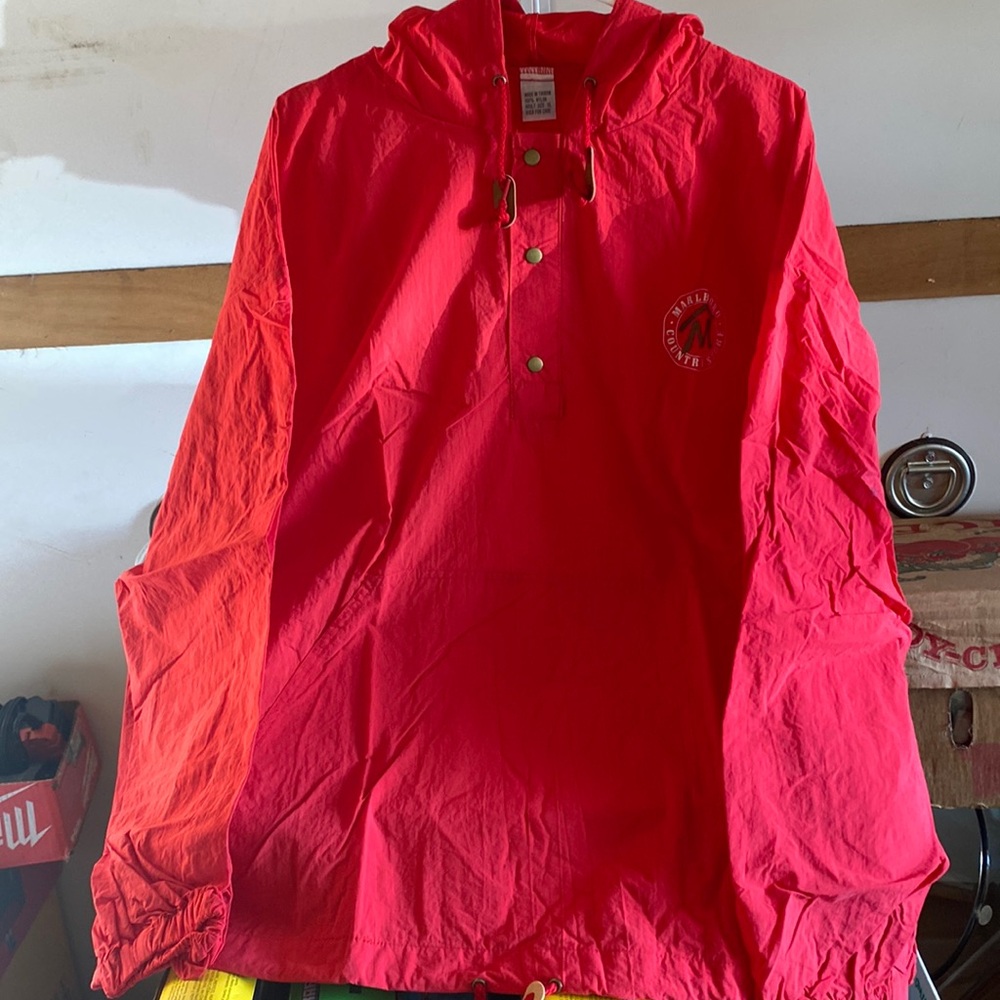 Marlboro Vintage Nylon Pullover Jacket~ Size XL adult